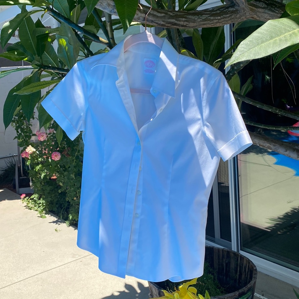 White button down Brooks Brothers